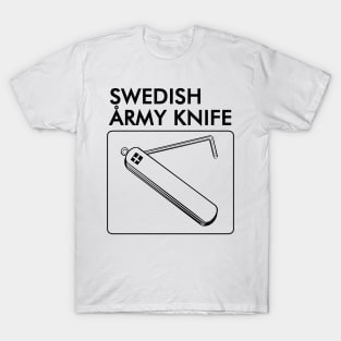 Swedish Army Knife b/w T-Shirt